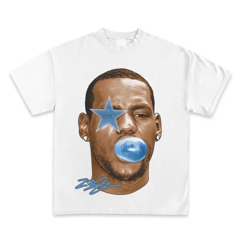 Street Fashion Magazine - Lebron James Bubble Gum Bootleg Graphic