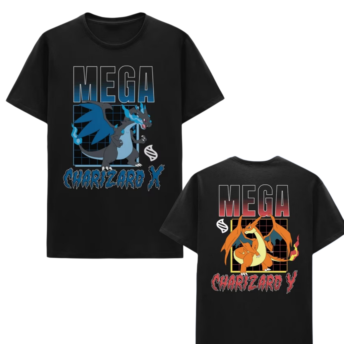 Street Fashion Of Japan - Anime Pokémon MEGA Charizard Printed Cotton
