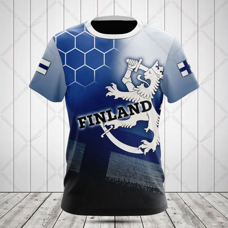 Street Fashion Magazine - Custom Name Summer Casual Finland Flag