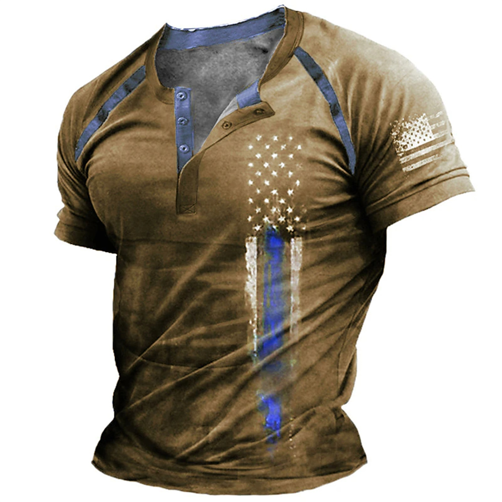 Street Fashion For Man - Funny 3D American Flag Print Men's