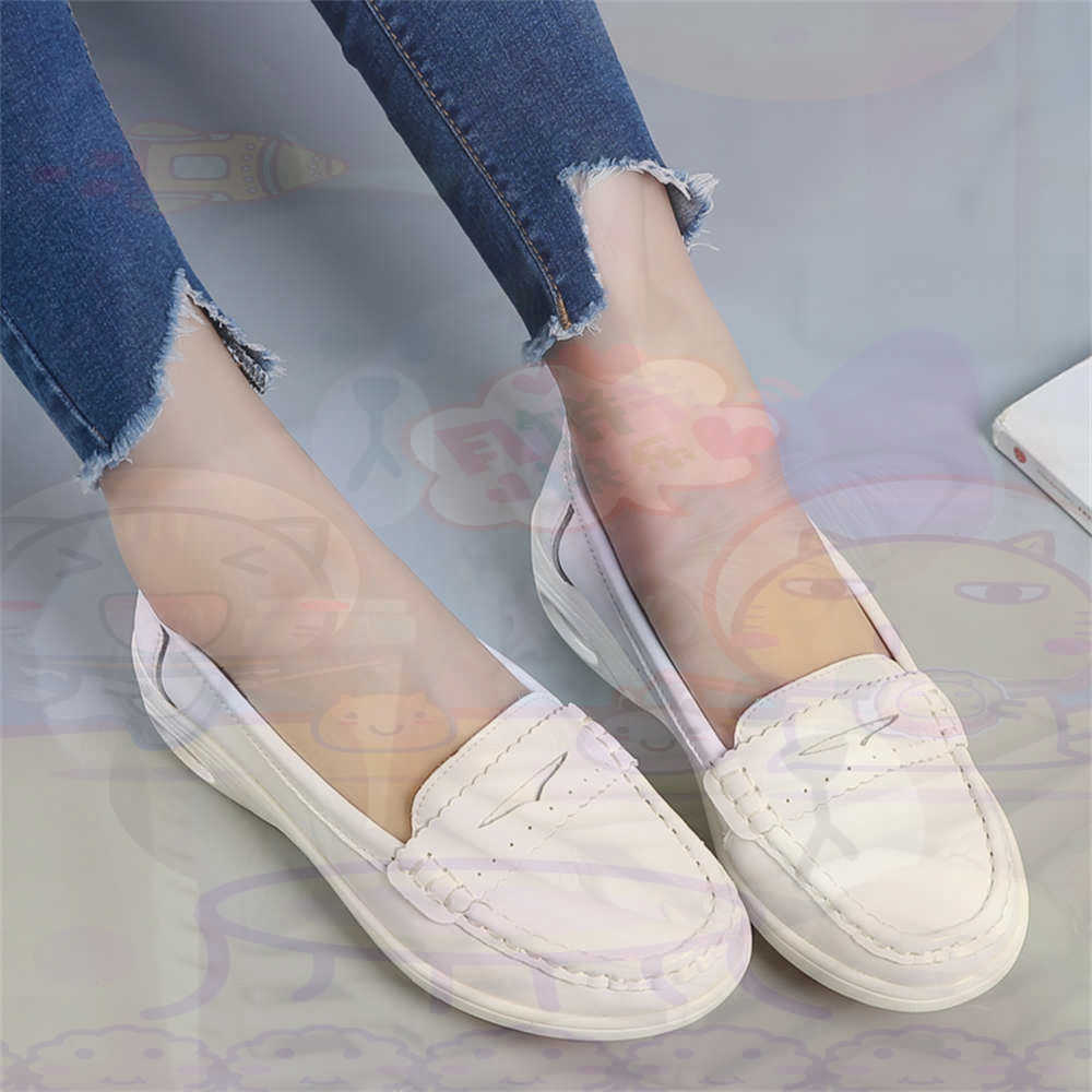 Asian Street Fashion Girls - Soft Slip-on Womens Large Size Shoes