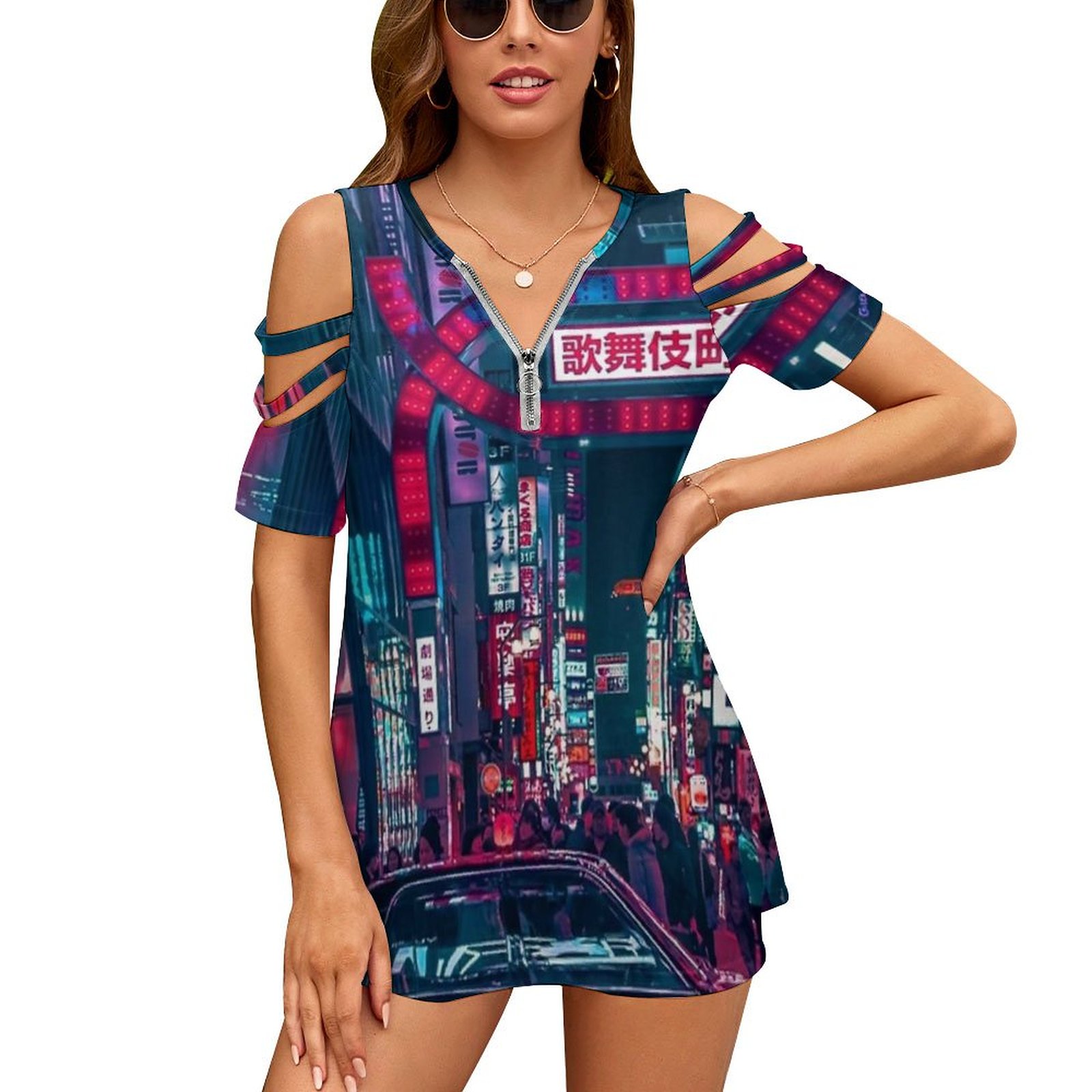 Street Fashion Of Japan - Tokyo Street Women's T-Shirt New Fashion