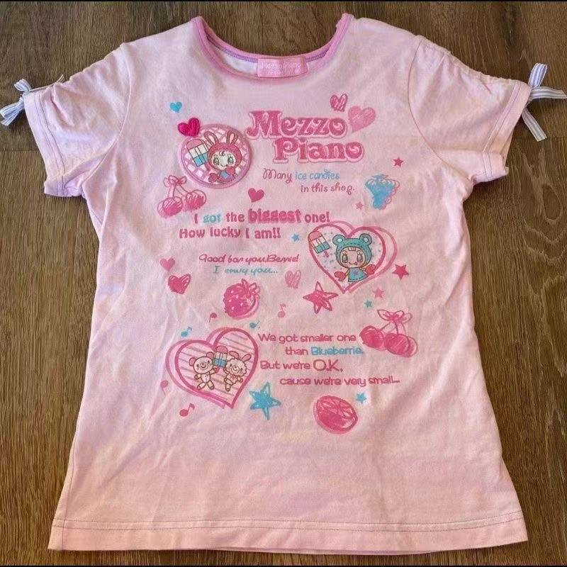 Vintage Kawaii Cute Short Slee - Girl Fashion Street 评论和价格