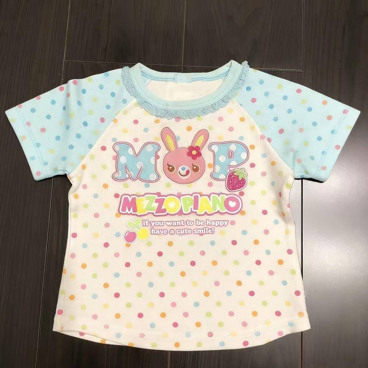 Vintage Kawaii Cute Short Slee - Girl Fashion Street 评论和价格