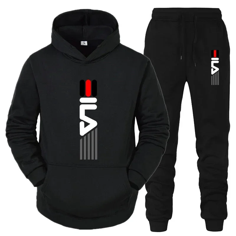 Men's Tracksuit Hooded Sweatsh - Street Fashion For Man 评论和价格