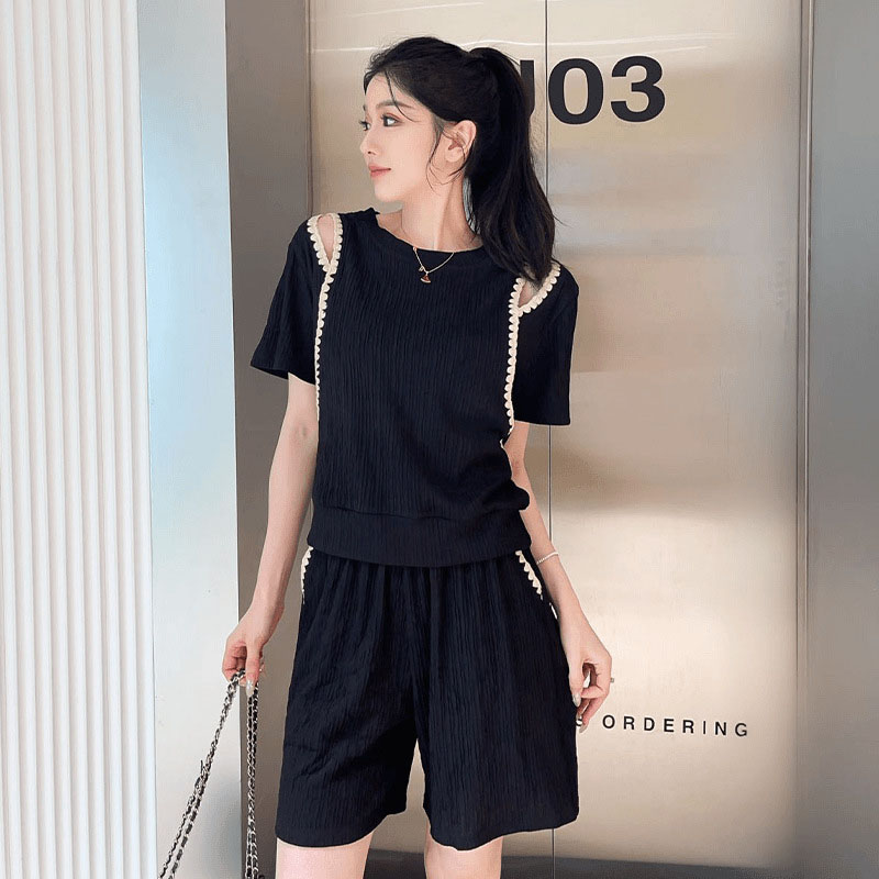 Korean Fashion Off Shoulder T- - Street Fashion In Korea 评论和价格
