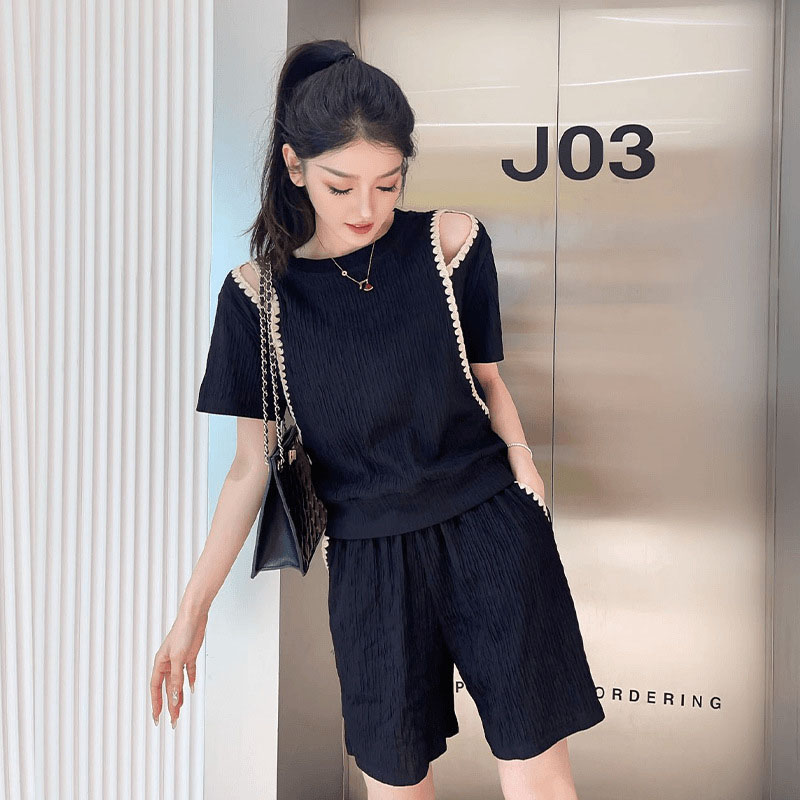 Korean Fashion Off Shoulder T- - Street Fashion In Korea 评论和价格