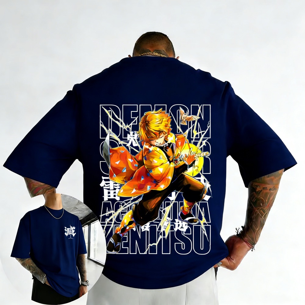 Plus Size Demon Slayer Summer  - Street Fashion Of Japan 评论和价格