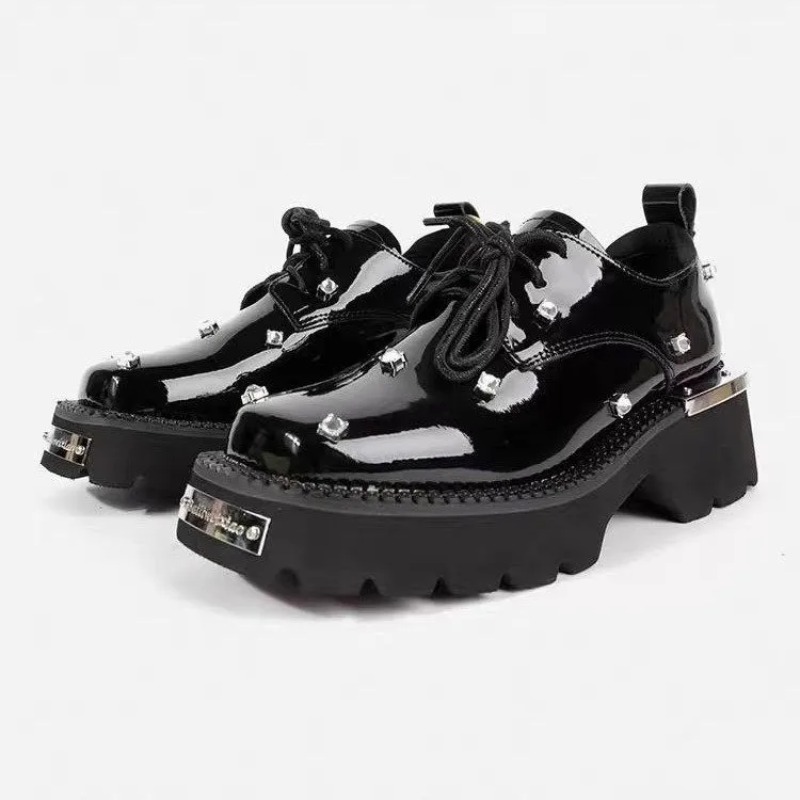 Women Loafers Crystal Platform - Chunky Sneaker Platform 评论和价格