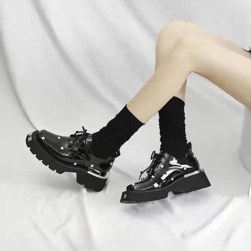 Women Loafers Crystal Platform - Chunky Sneaker Platform 评论和价格