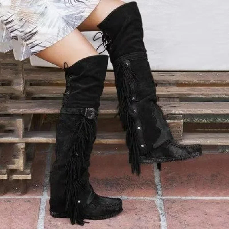 Fashion Bohemia Knee-length Wo - Girl Fashion Street 评论和价格