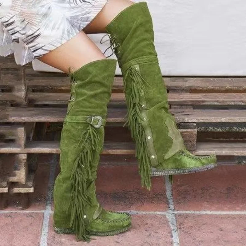Fashion Bohemia Knee-length Wo - Girl Fashion Street 评论和价格