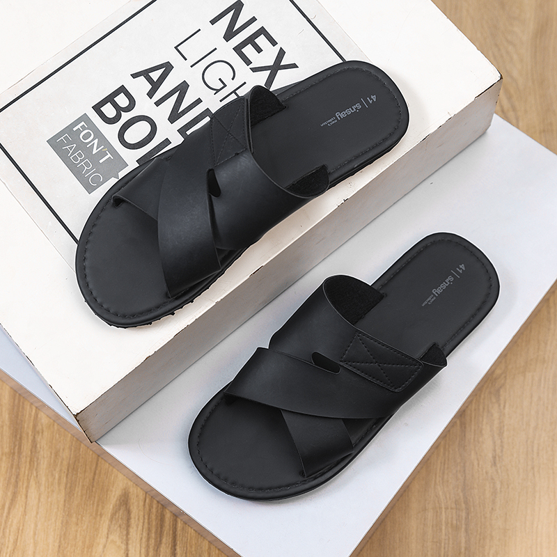 Men's Slippers 2026 New Summer - Street Fashion Korean 评论和价格