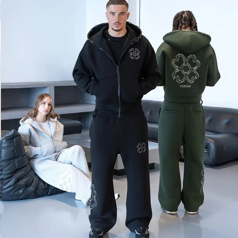 Spring Autumn Oversized 4 Leaf - Street Fashion For Man 评论和价格