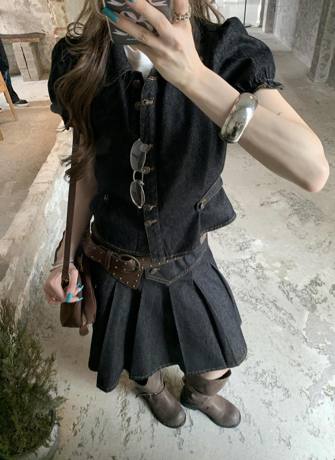 Women American Vintage 2 Piece - Street Fashion Korean 评论和价格