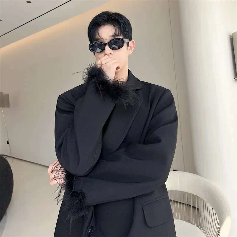 LUZHEN Men's Fashion Coat Feat - Street Fashion Reviews 评论和价格