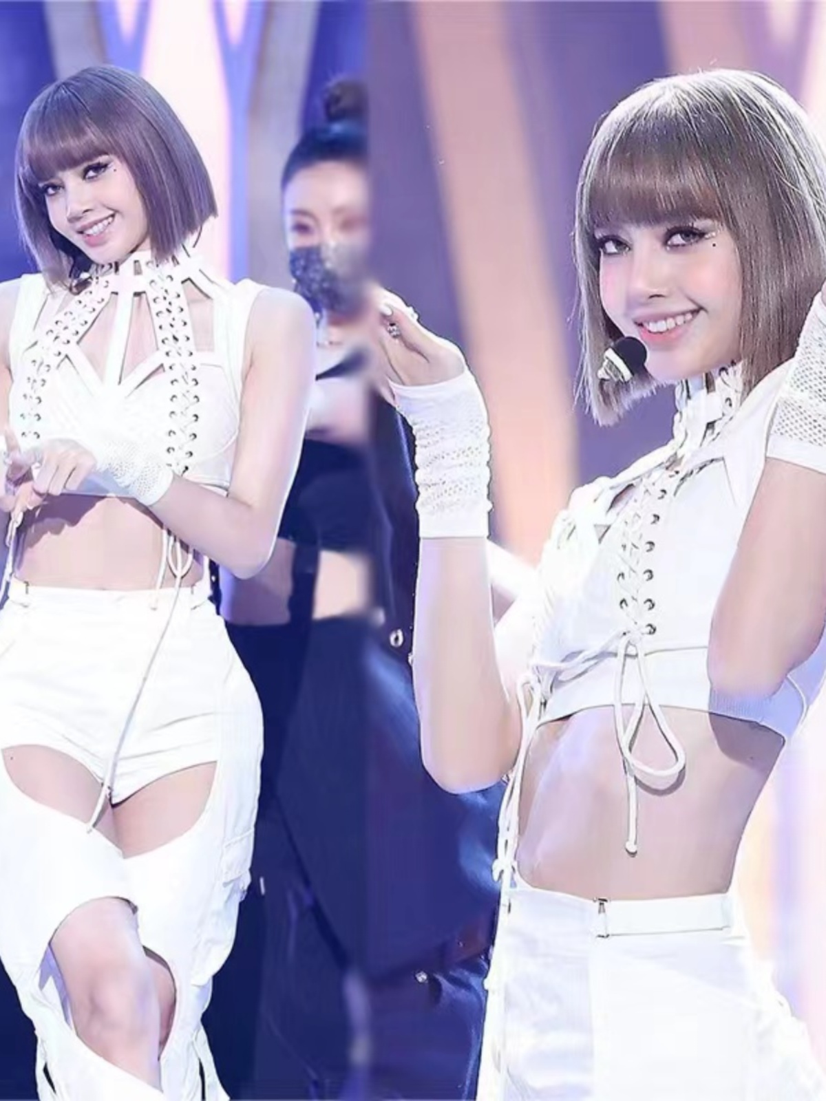 New  Female Group Dance Costum - Street Fashion Korean 评论和价格