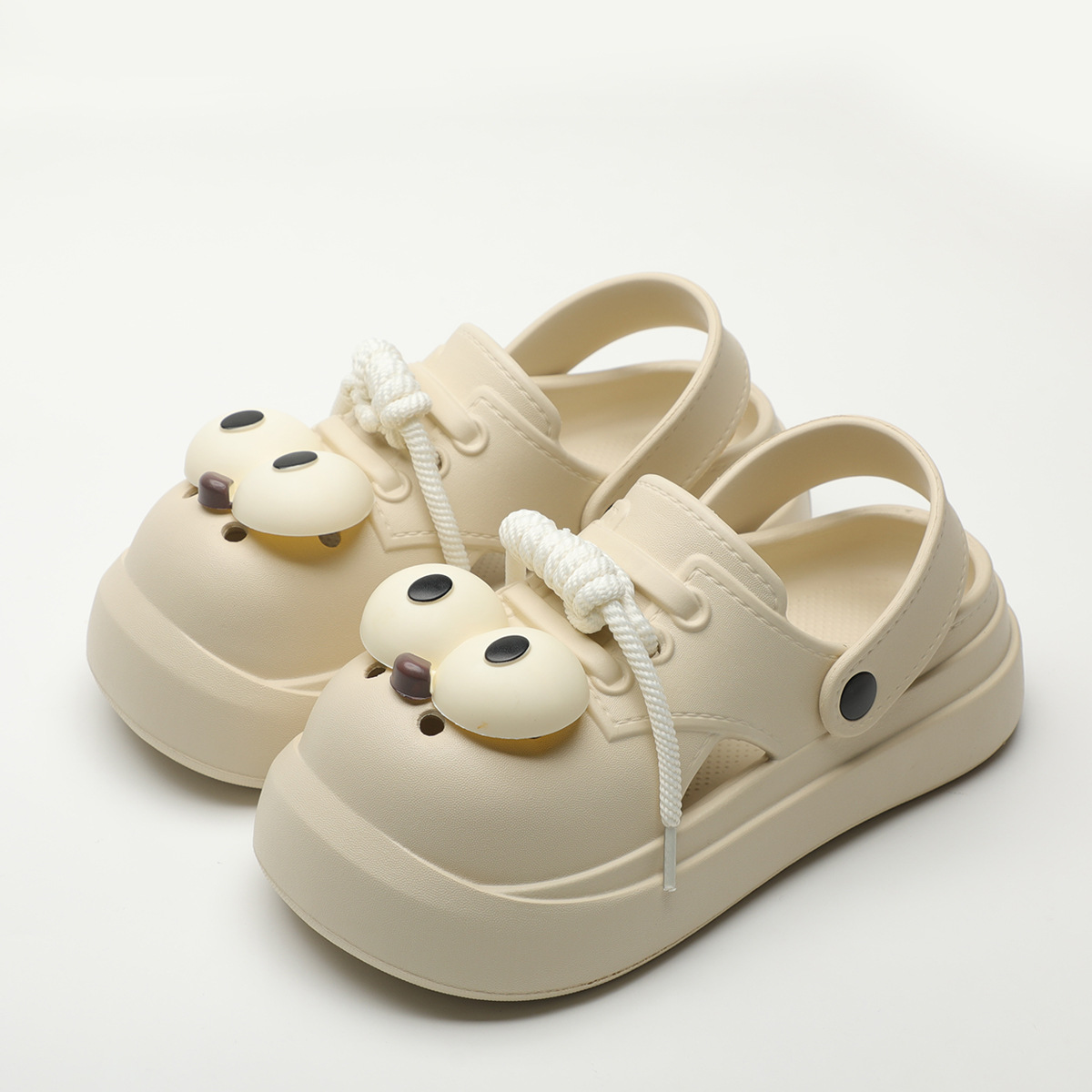 Cute DIY Big Eyes Fashion Clog - Girl Fashion Street 评论和价格