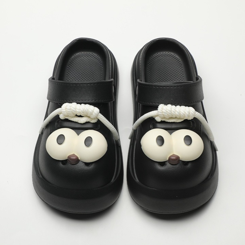 Cute DIY Big Eyes Fashion Clog - Girl Fashion Street 评论和价格