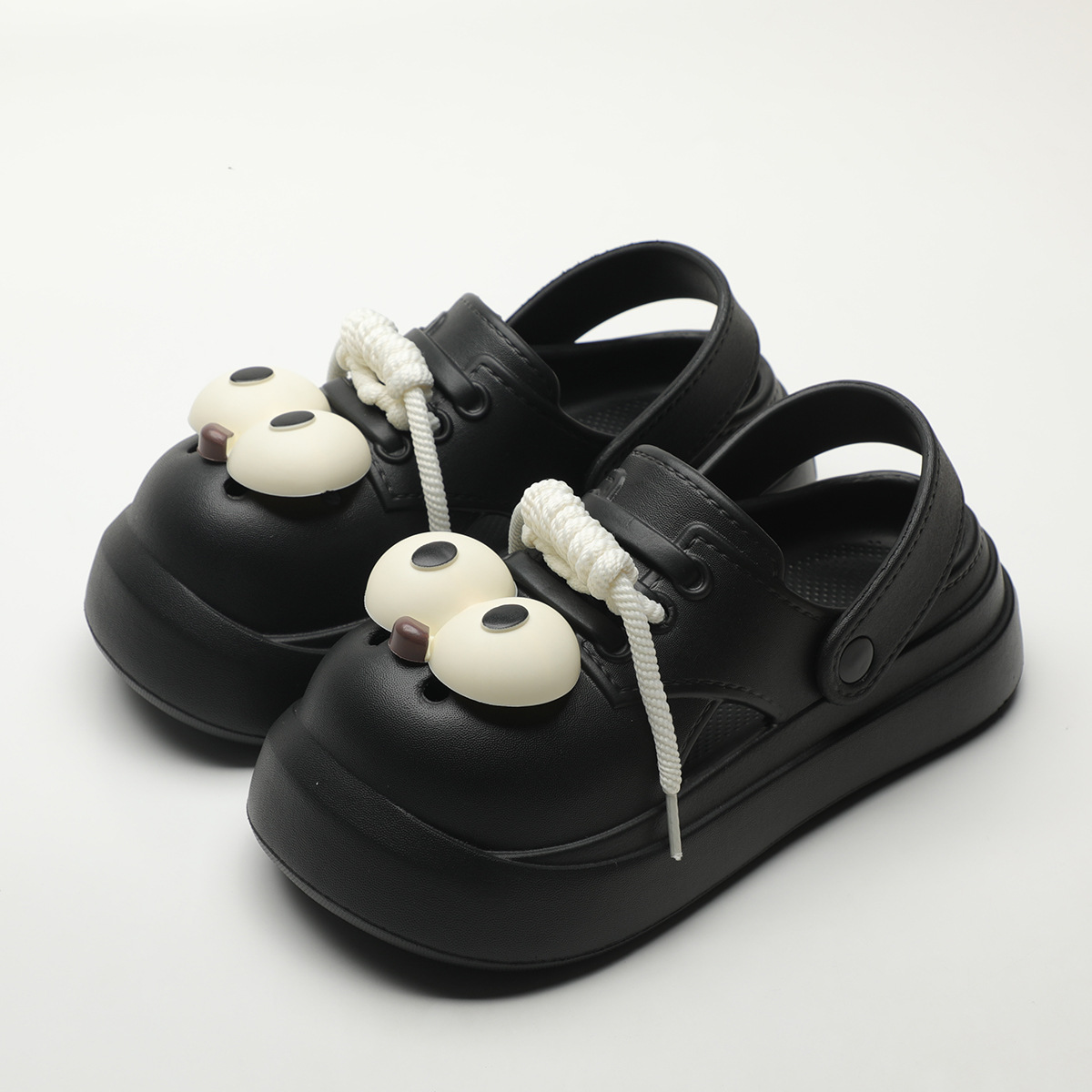 Cute DIY Big Eyes Fashion Clog - Girl Fashion Street 评论和价格
