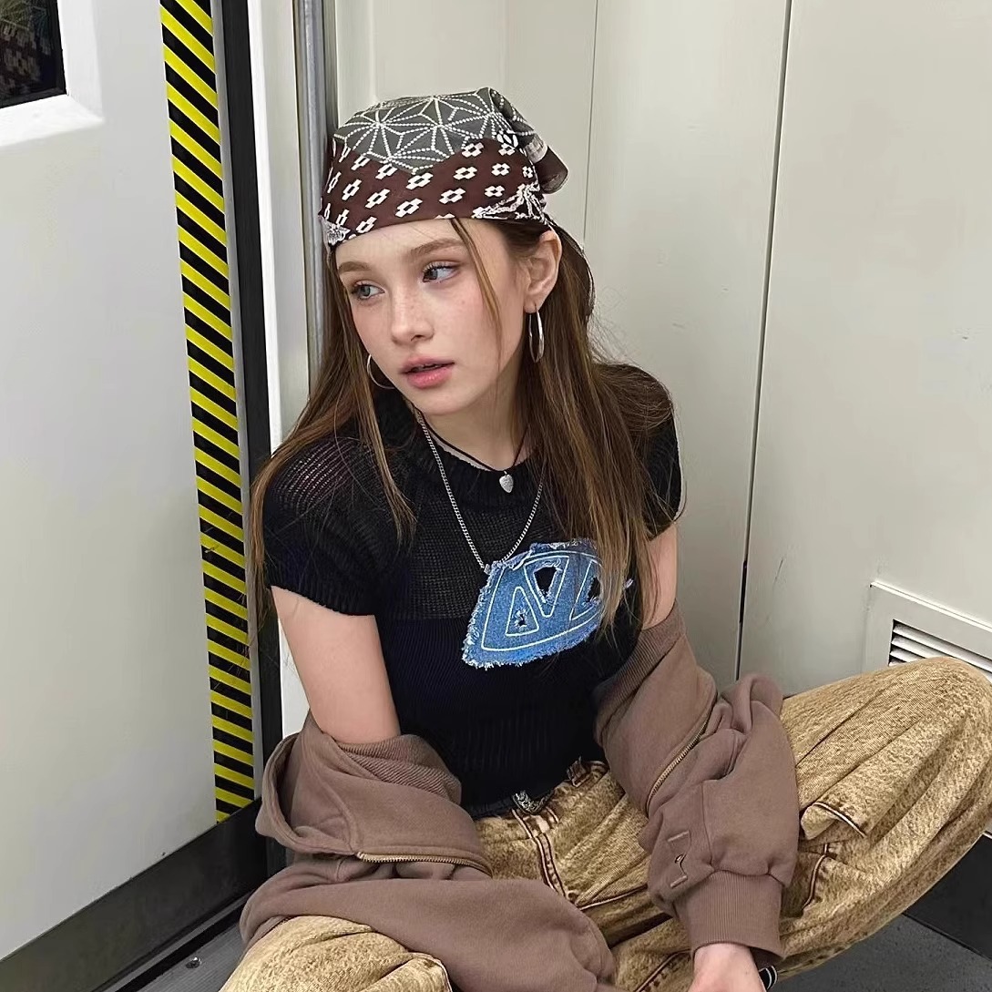 Retro American Style Headscarf - Girl Fashion Street 评论和价格