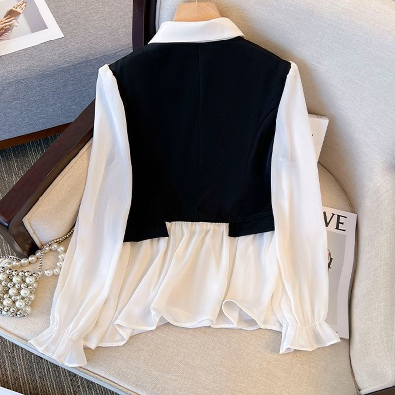 Korean Chiffon 2 Pieces Sets S - Street Fashion Korean 评论和价格