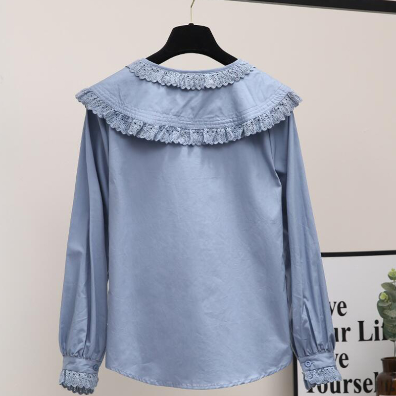 Women Chic Peter Pan Collar Sh - Street Fashion In Korea 评论和价格