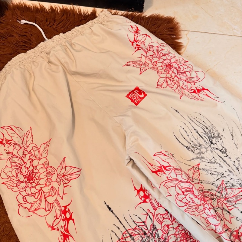 Harajuku Red Spider Lily Print - Street Fashion Of Japan 评论和价格