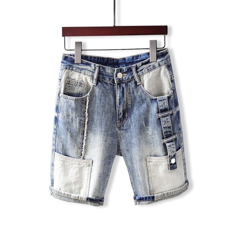 Men's Short Jeans Pants with P - Street Fashion In Korea 评论和价格