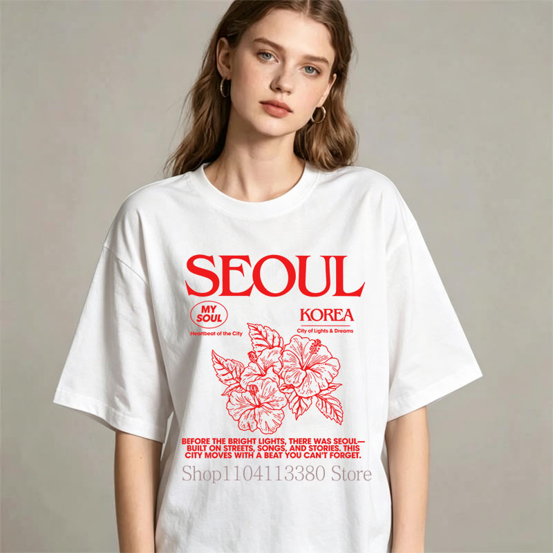 Korean Style Seoul Hibiscus Pr - Street Fashion Seoul 评论和价格