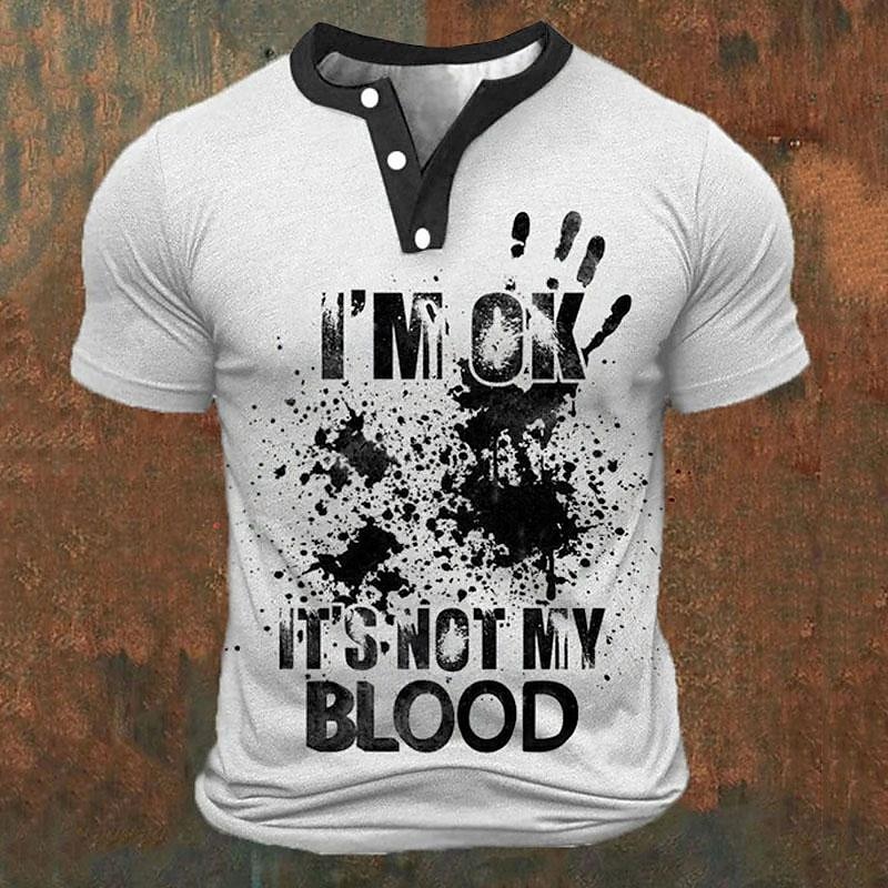 Funny 3D Letter Print Men's He - Street Fashion For Man 评论和价格
