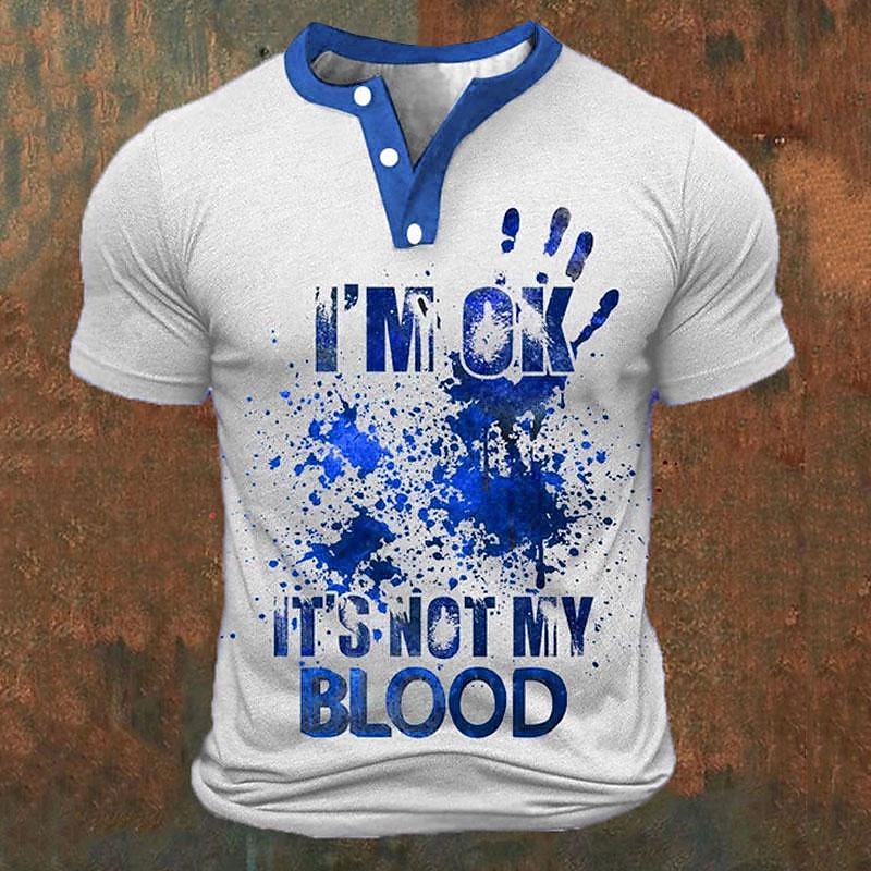 Funny 3D Letter Print Men's He - Street Fashion For Man 评论和价格