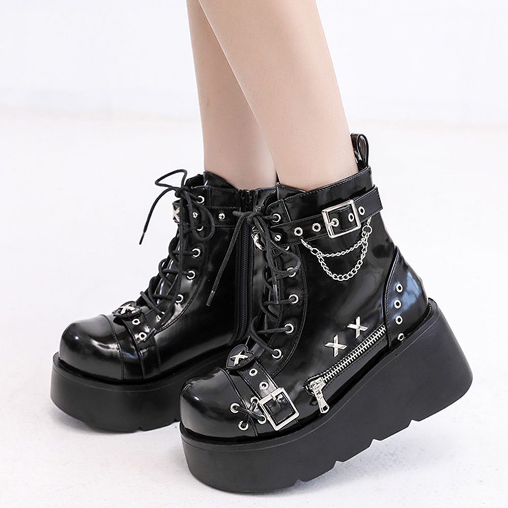 Brand New Ladies Goth Platform - Girl Fashion Street 评论和价格