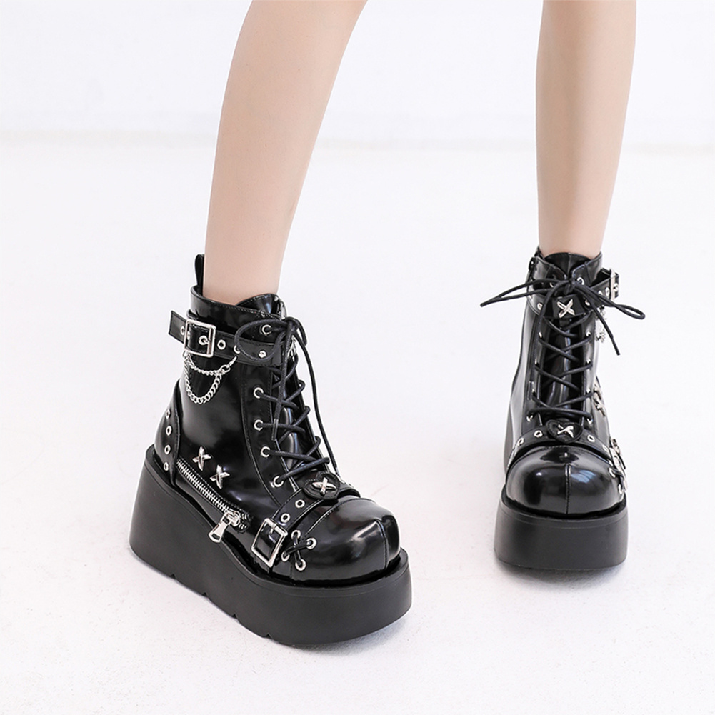 Brand New Ladies Goth Platform - Girl Fashion Street 评论和价格