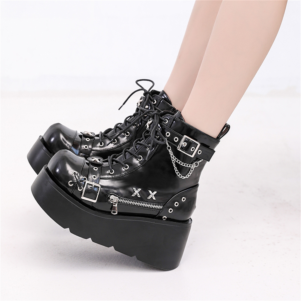 Brand New Ladies Goth Platform - Girl Fashion Street 评论和价格